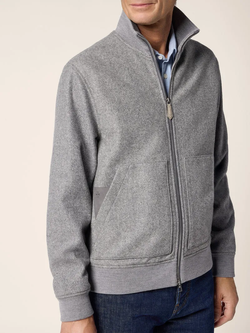 Herringbone Wool Jacket