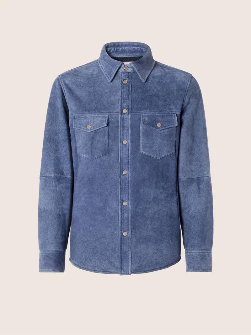 Lacaune Shearling Western Overshirt