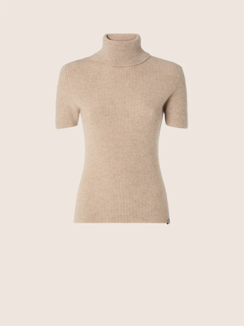 Cashmere English Rib Turtleneck