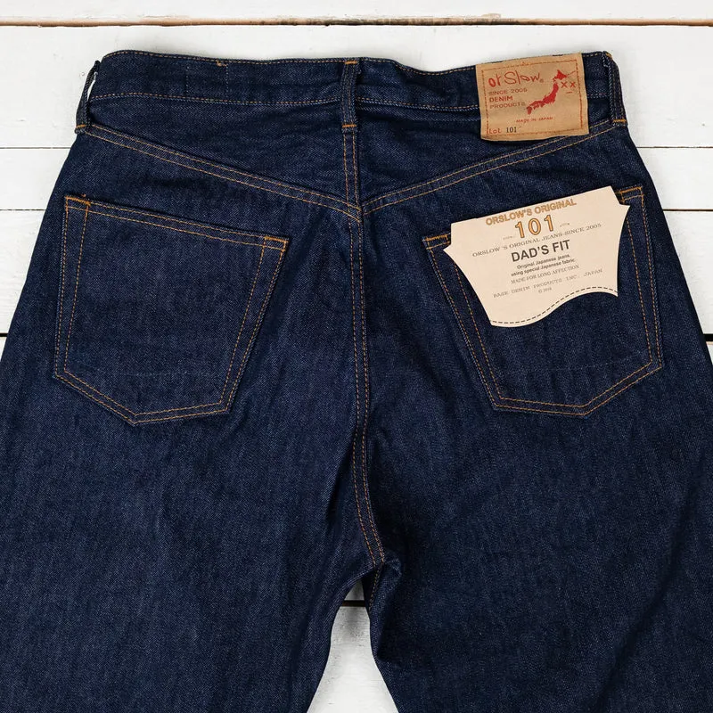101 Dad's Fit Denim Pants One Wash