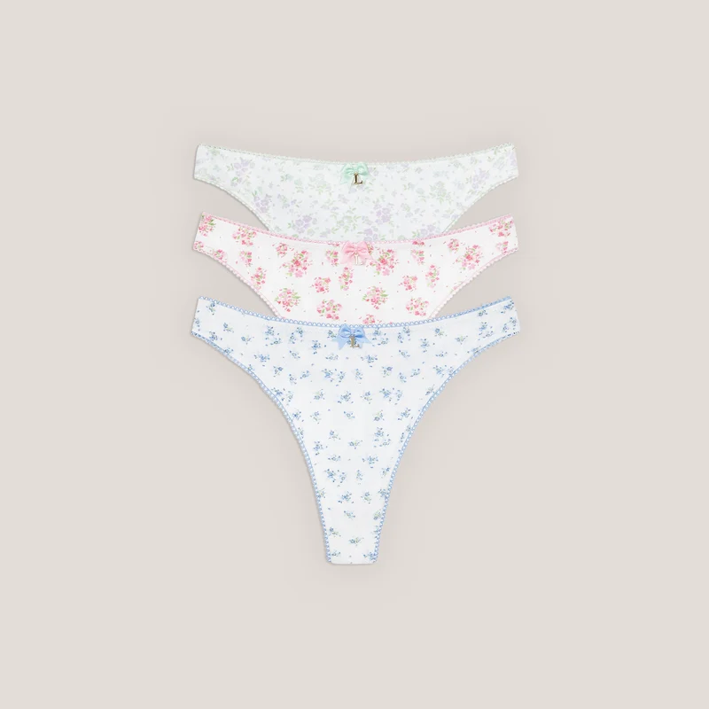 Bloom Strings (3er-Pack) - Florales Muster