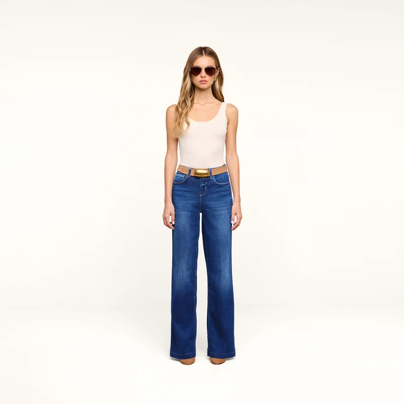 Petite Scottie Wide-Leg Jean