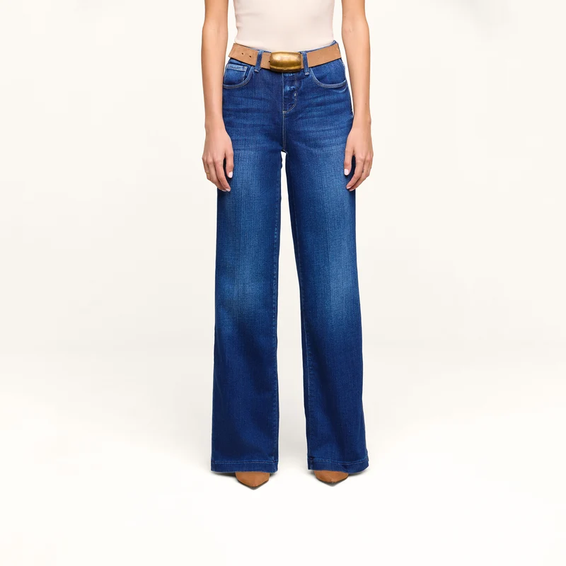 Petite Scottie Wide-Leg Jean