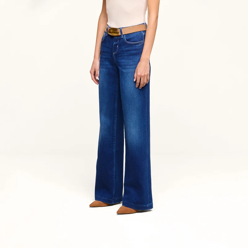 Petite Scottie Wide-Leg Jean