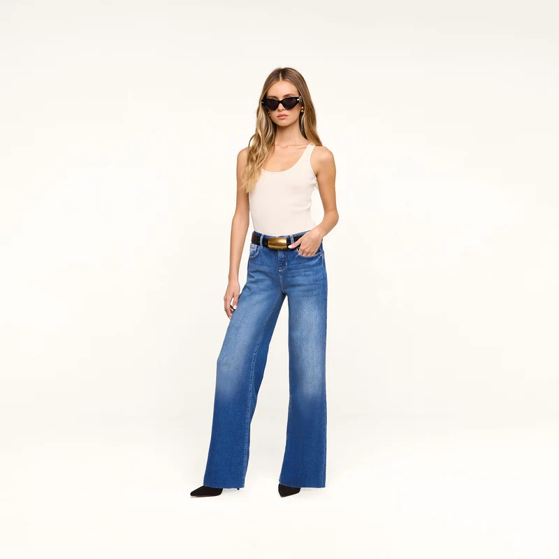 Petite Scottie Wide-Leg Jean