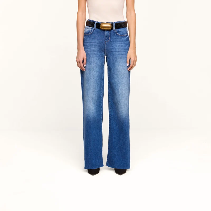 Petite Scottie Wide-Leg Jean