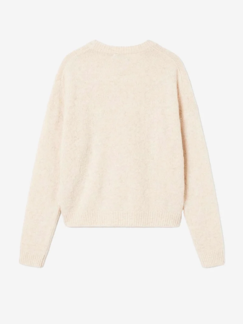 Maglione a palloncino in misto lana