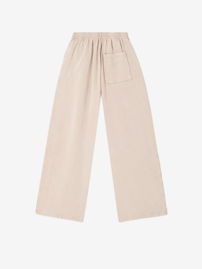Pantaloni jogger effetto slavato
