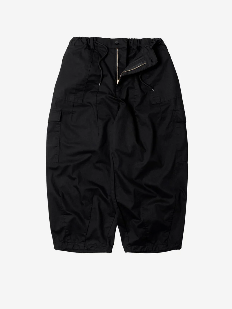 Pantaloni twill cargo Balloon neri
