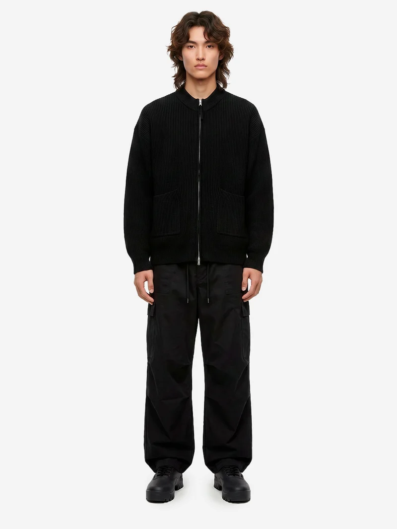 Pantaloni twill cargo Balloon neri