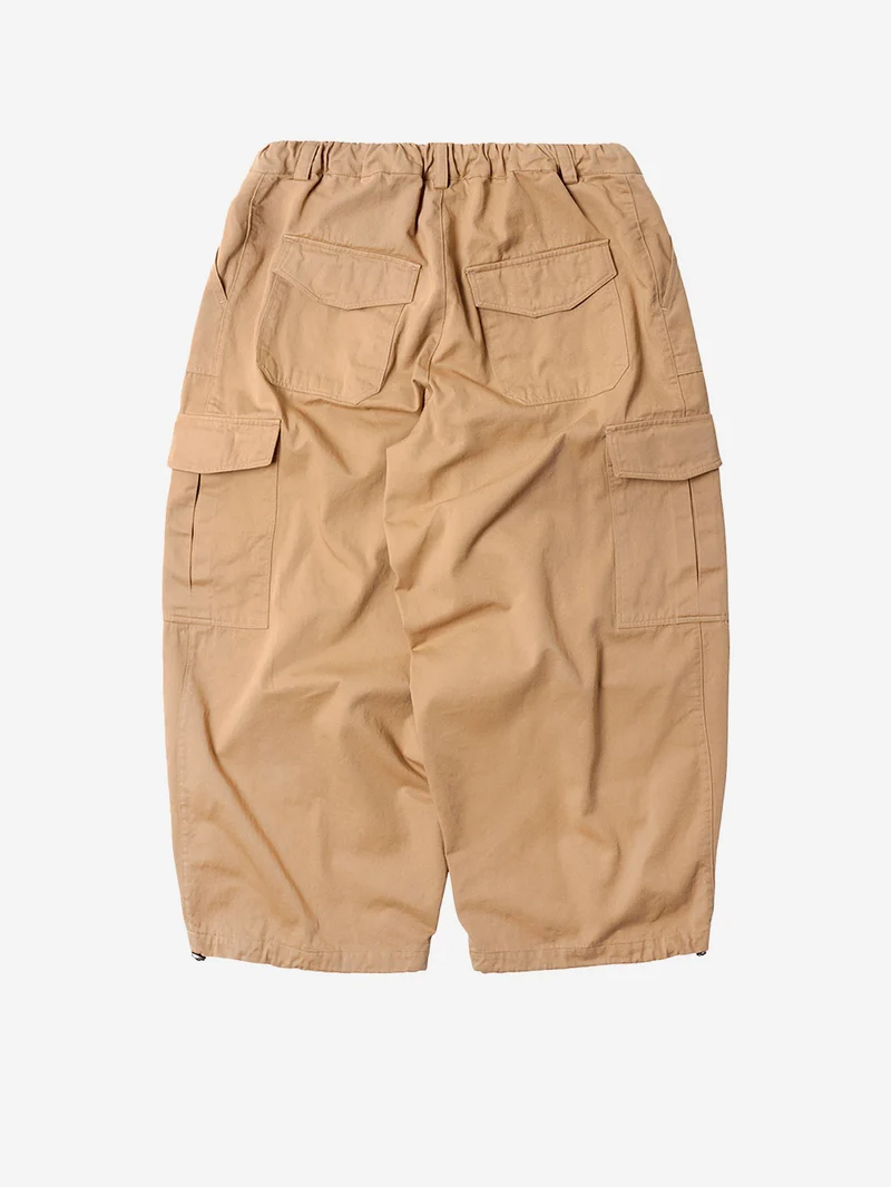 Pantaloni cargo ballonn beige in twill di cotone