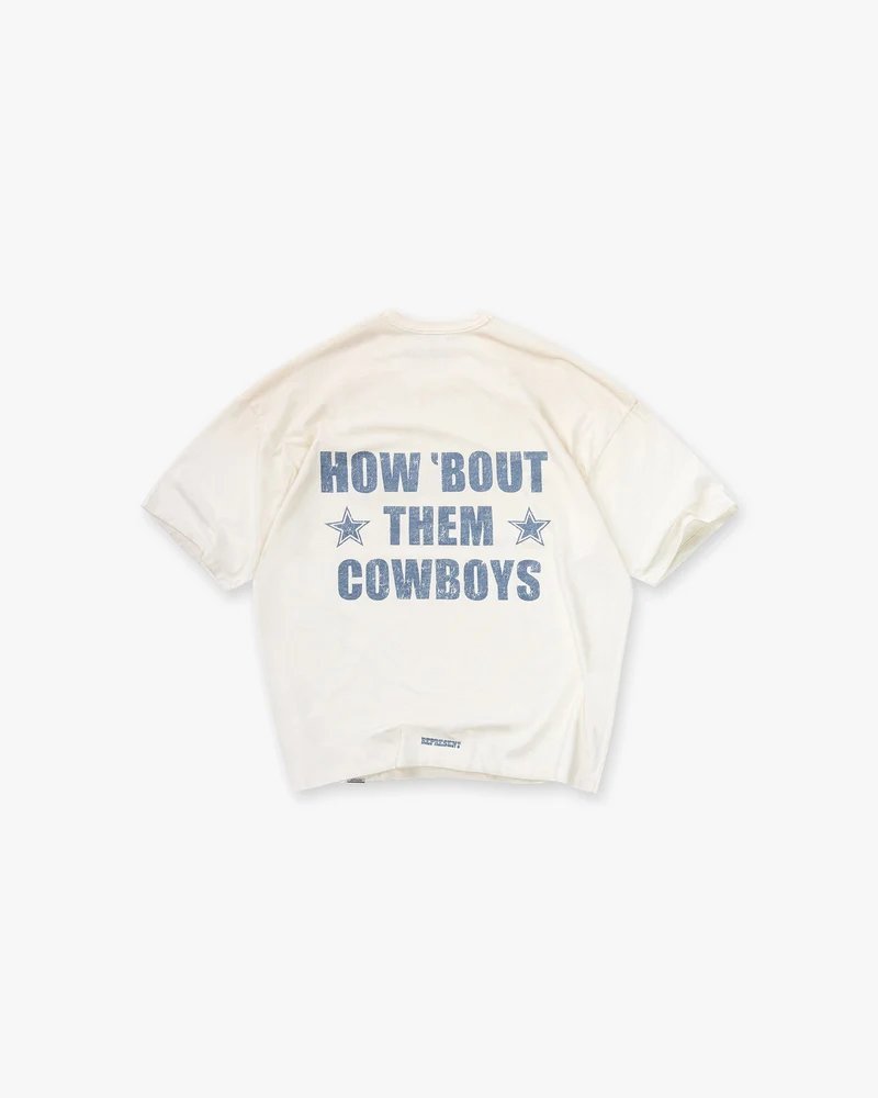 Dallas Cowboys x Represent T-Shirt - Washed Ecru