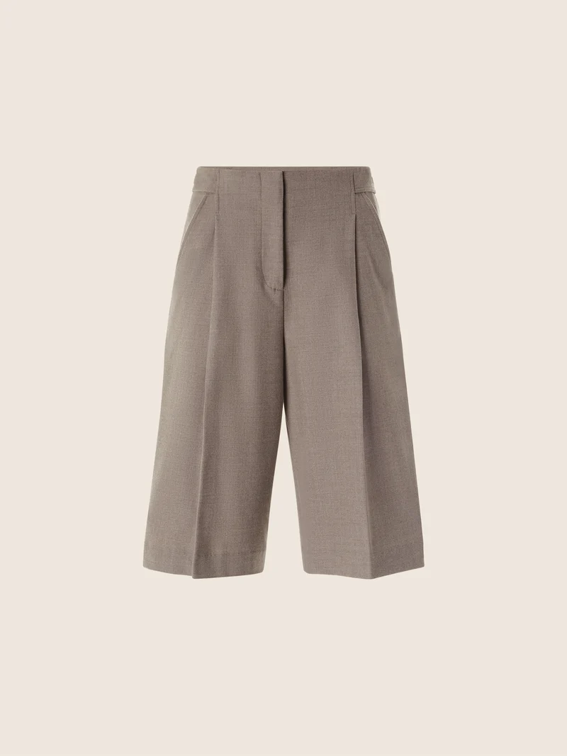 Ivy – Bermudas in Stretch Flannel