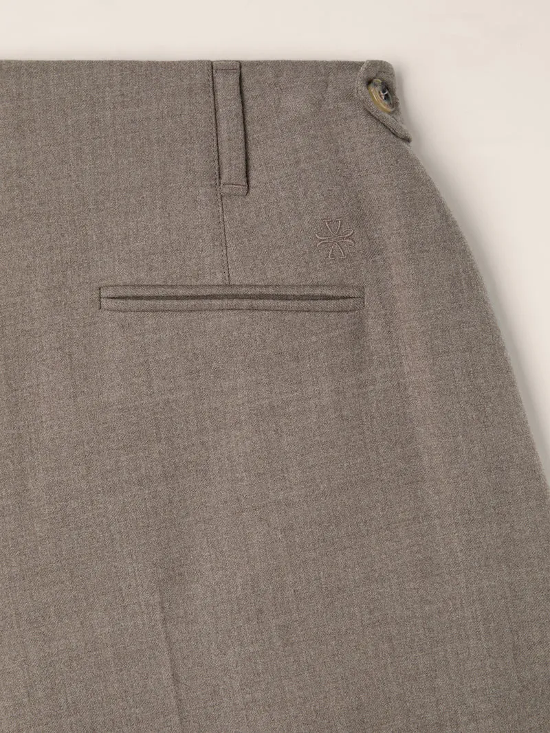 Ivy – Bermudas in Stretch Flannel