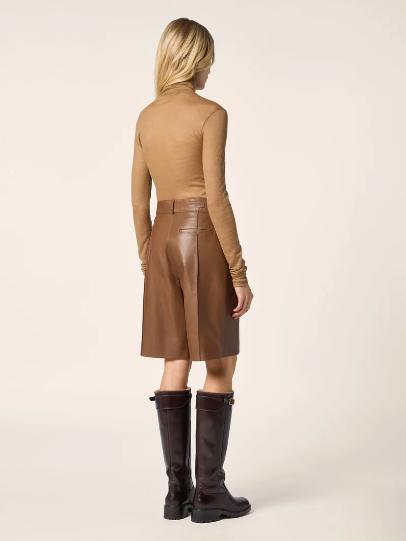 Light Cashmere Jersey Turtleneck