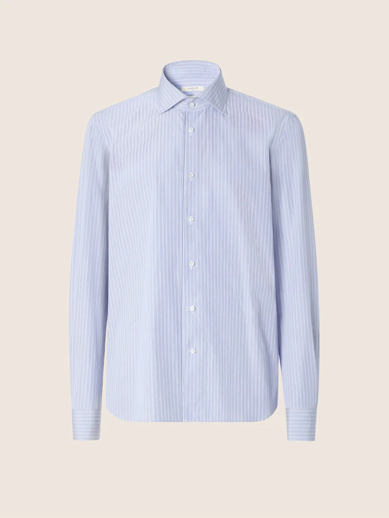 Striped Poplin Shirt