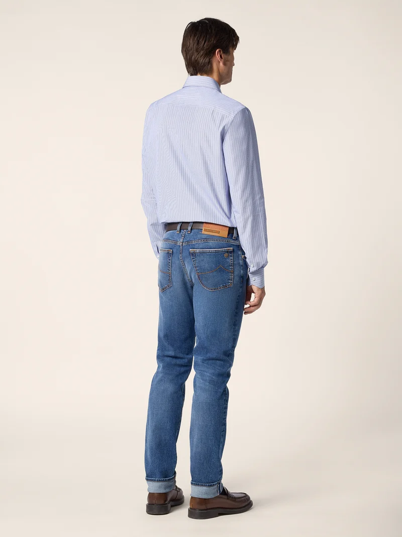 Striped Poplin Shirt