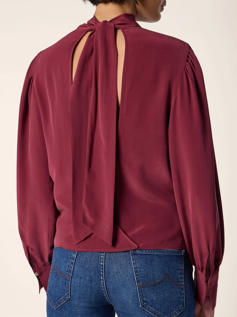 Silk Crêpe de Chine Blouse