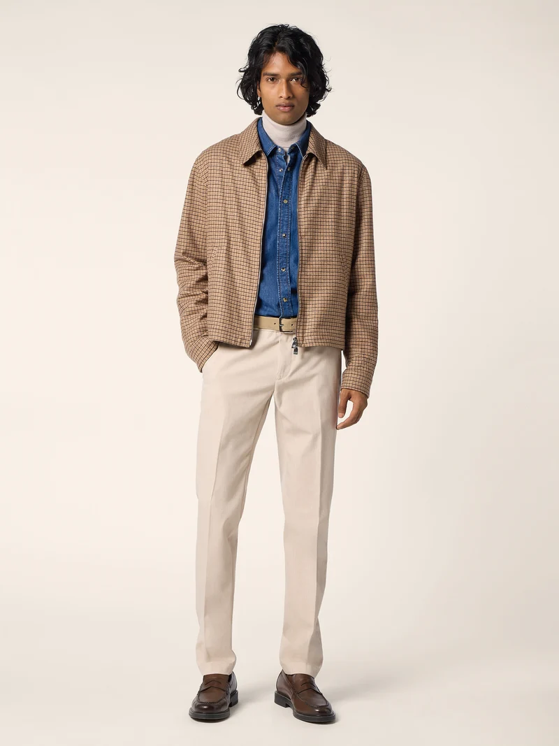 Wool-Cashmere Batavia Trucker Jacket