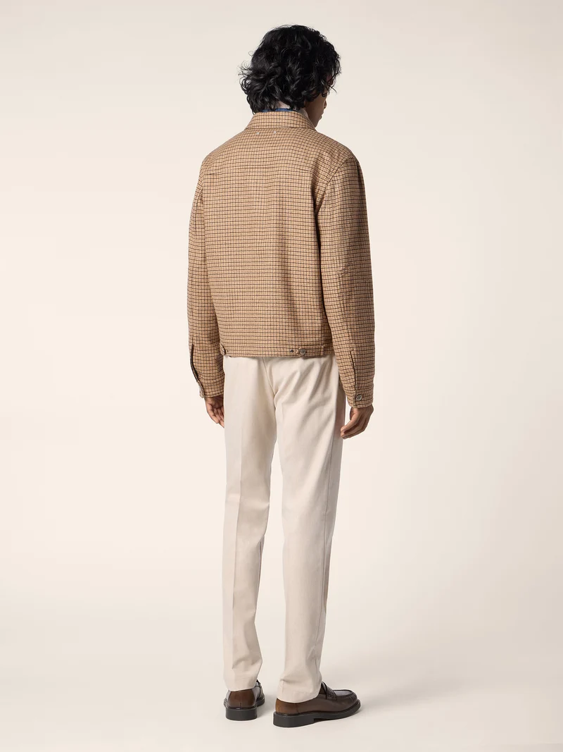 Wool-Cashmere Batavia Trucker Jacket