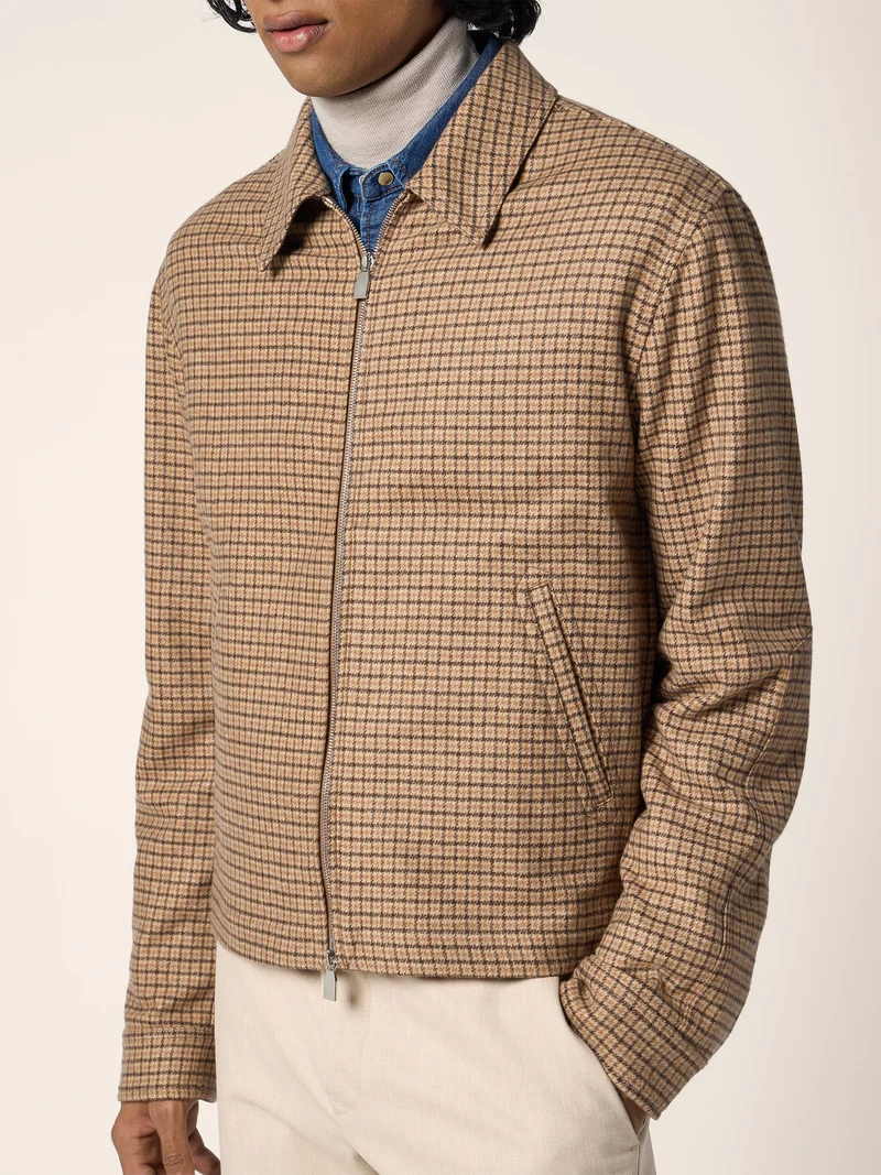 Wool-Cashmere Batavia Trucker Jacket