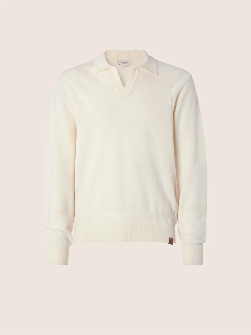 Brushed Wool Polo