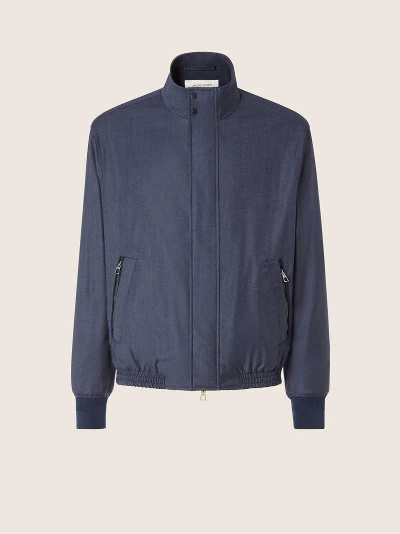 Comfort Wool-Cashmere Cloth Bomber
