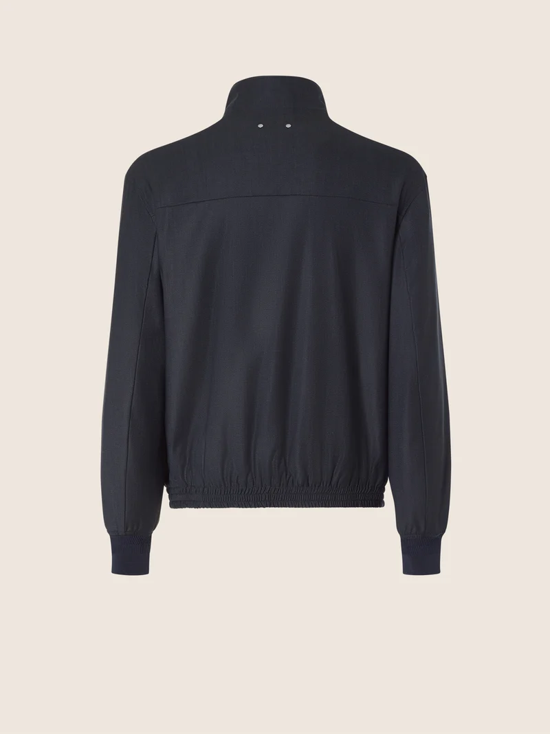 Comfort Wool-Cashmere Cloth Bomber