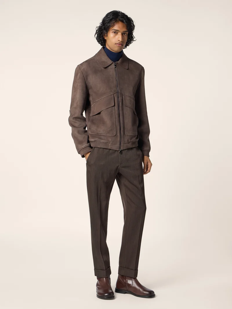 Jannik — Vitale Barberis Canonico Wool Cloth Pants