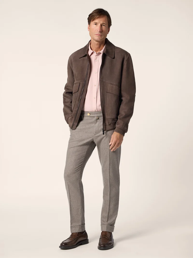 Jannik — Vitale Barberis Canonico Comfort Flannel Pants