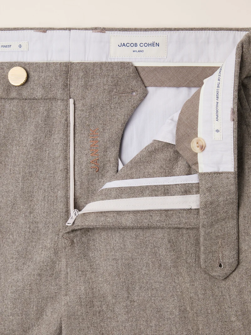 Jannik — Vitale Barberis Canonico Comfort Flannel Pants