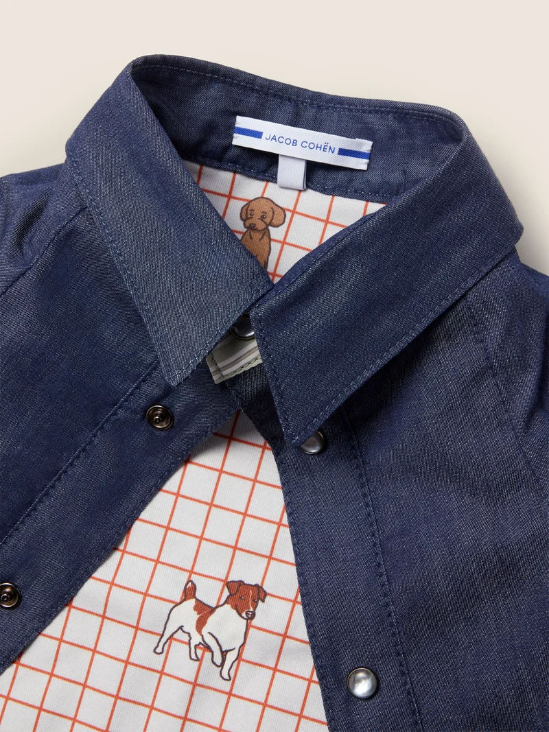 Lightweight Denim Dog Coat