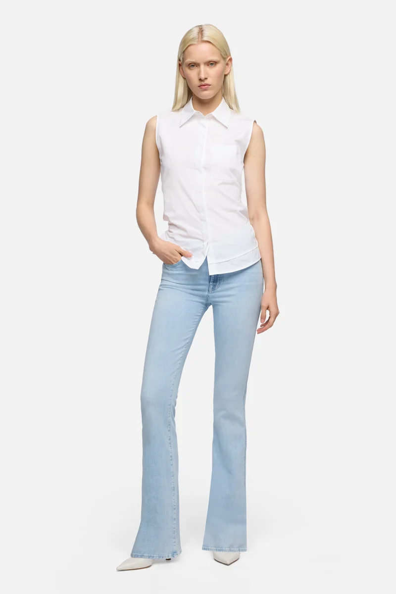 LEGGY BOOTCUT in Left Hand Dewdrop