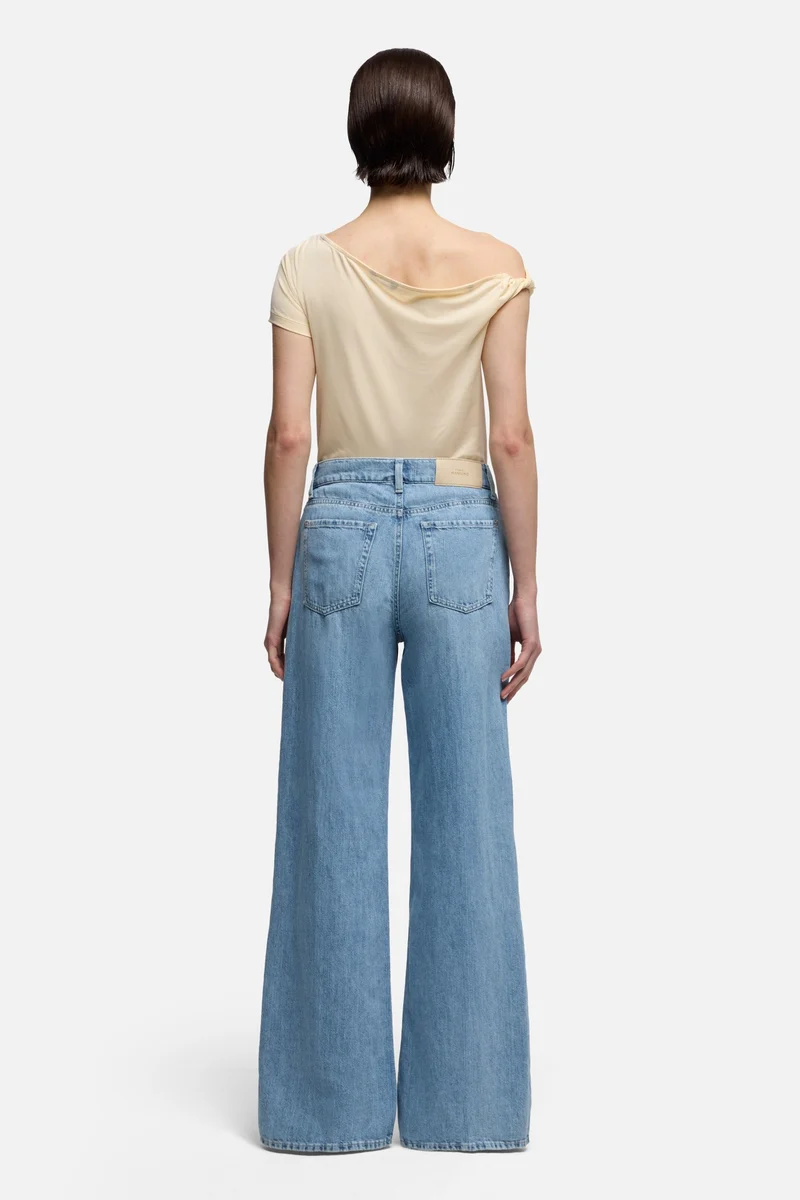 TAILORLESS LOTTA in Indigo Linen Iris
