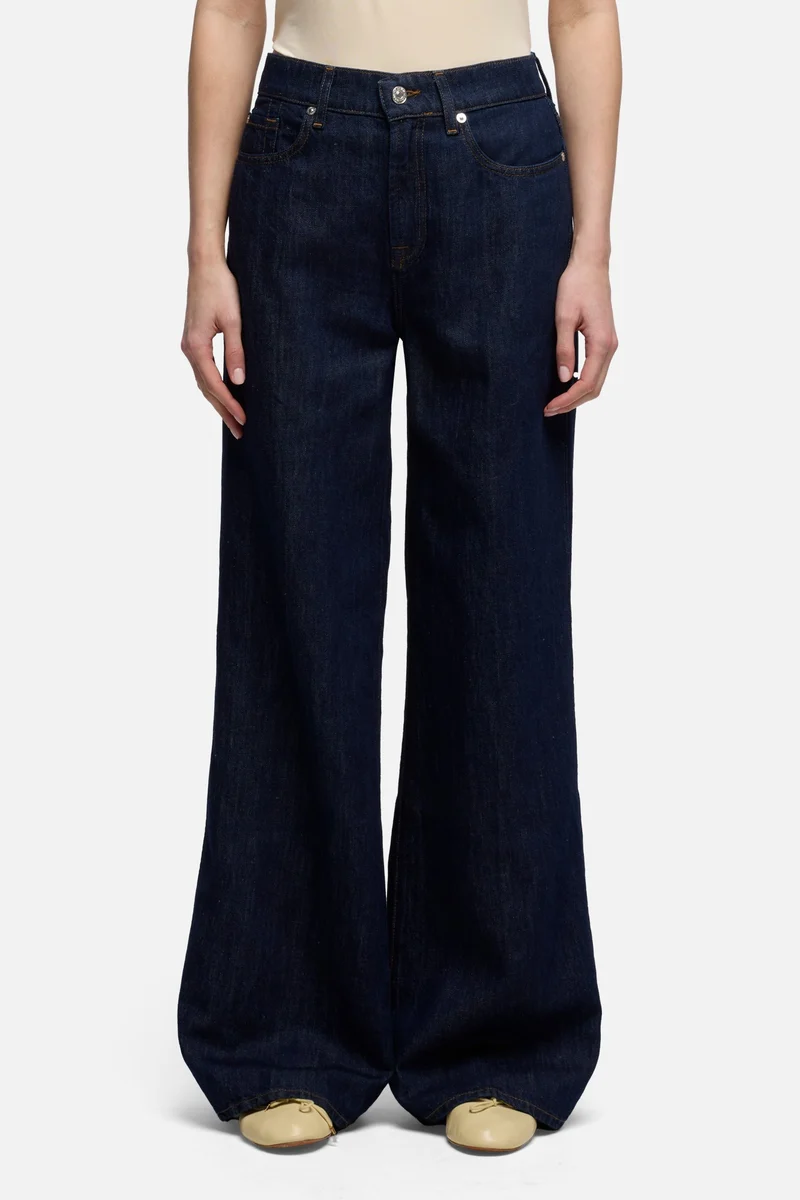 TAILORLESS LOTTA in Indigo Linen Blossom