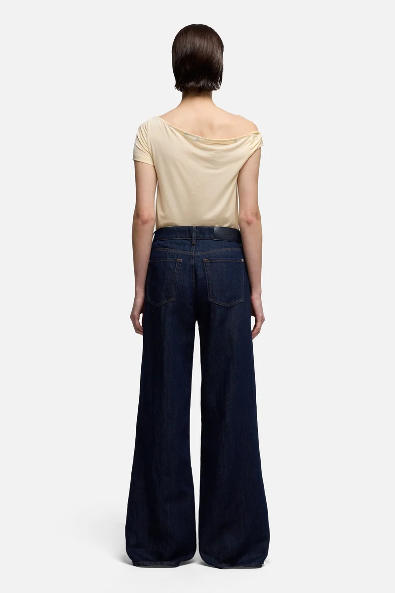 TAILORLESS LOTTA in Indigo Linen Blossom