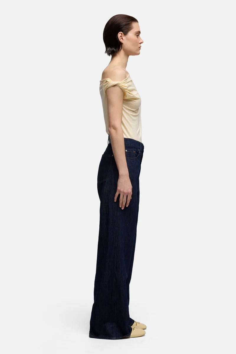TAILORLESS LOTTA in Indigo Linen Blossom