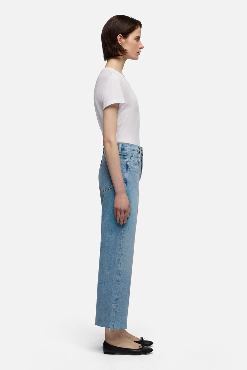 PANELED STOVEPIPE STRAIGHT ANKLE in MANKIND Seabreeze