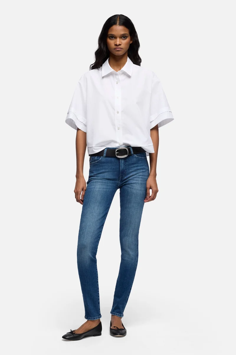 HIGH WAIST SKINNY in Slim Illusion Adventure