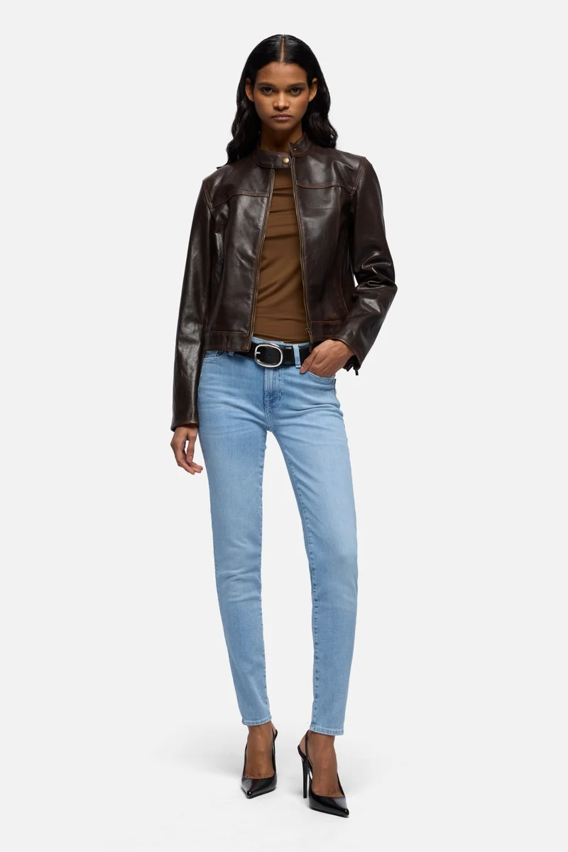 HIGH WAIST SKINNY in Slim Illusion Indigo Bloom