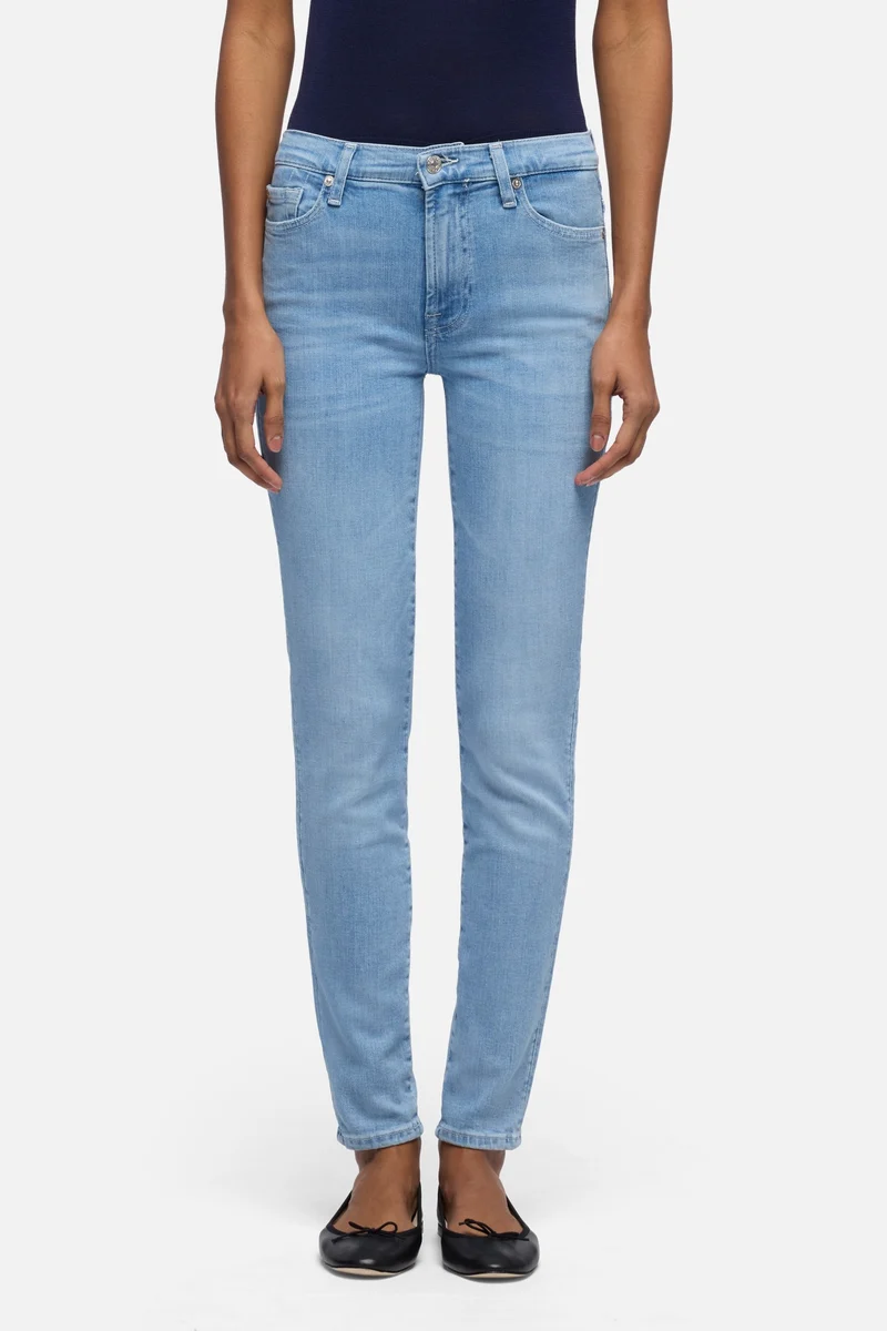 HIGH WAIST SKINNY in Slim Illusion Indigo Bloom