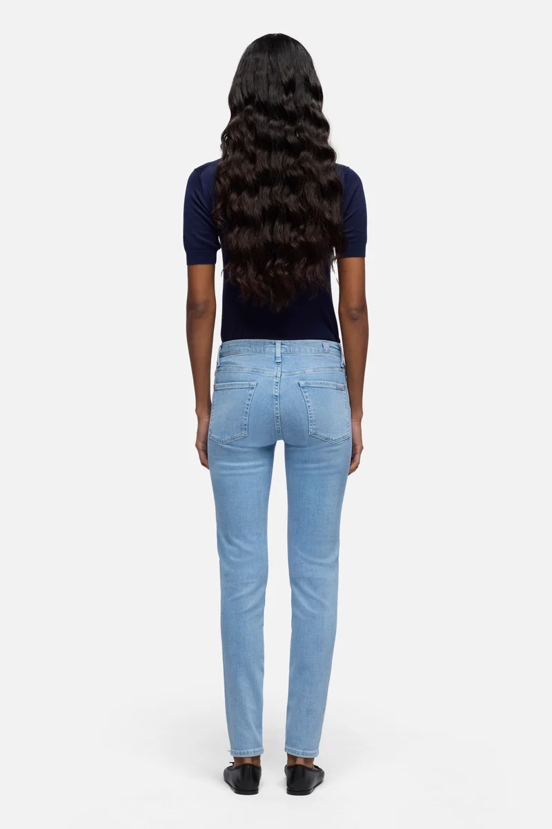 HIGH WAIST SKINNY in Slim Illusion Indigo Bloom