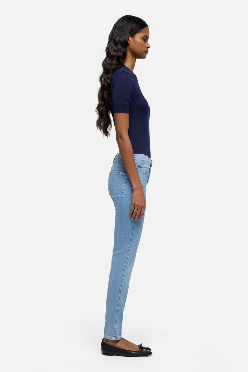 HIGH WAIST SKINNY in Slim Illusion Indigo Bloom