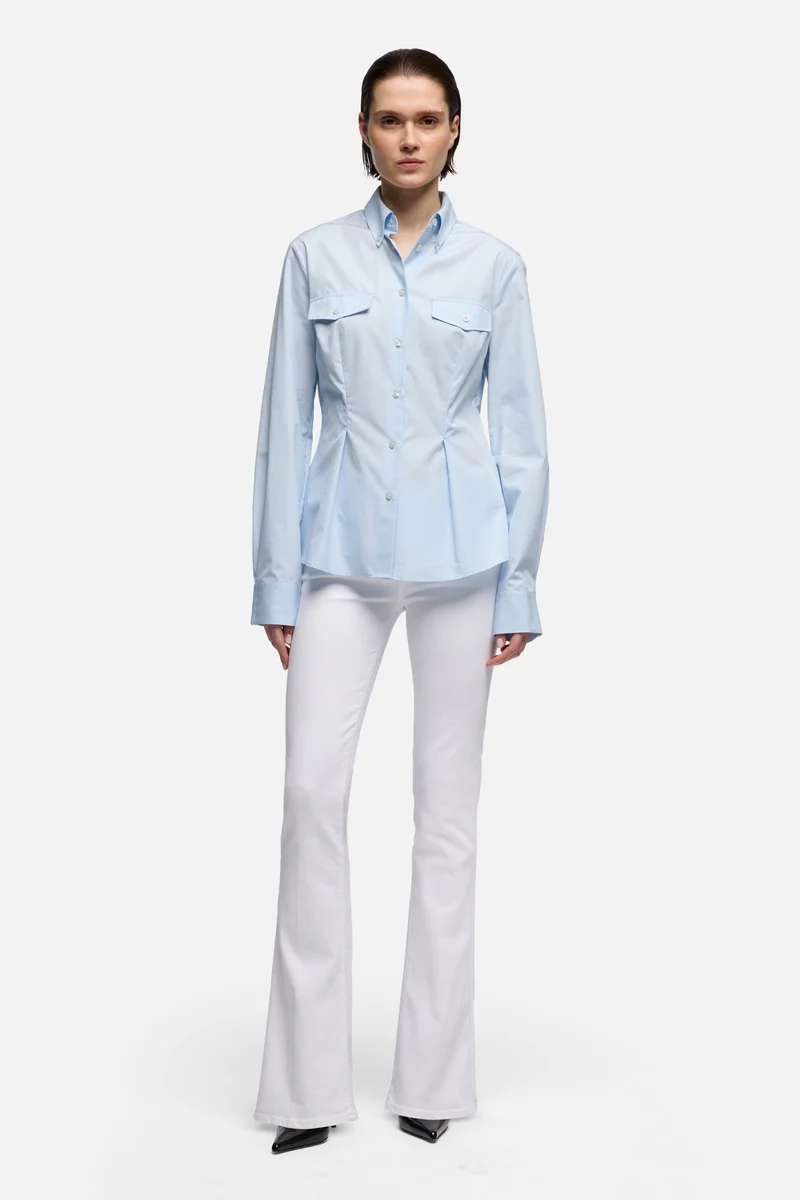 TAILORLESS BOOTCUT in Slim Illusion Pure White
