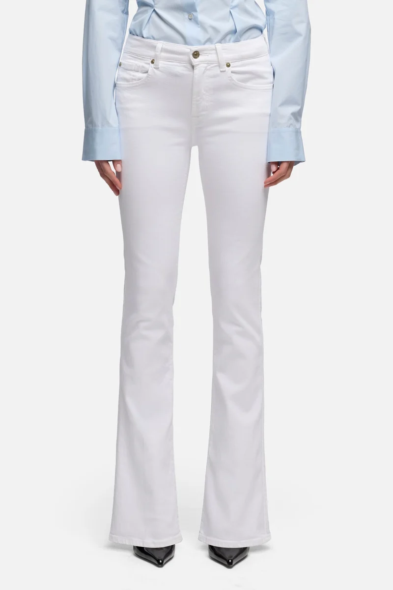 TAILORLESS BOOTCUT in Slim Illusion Pure White
