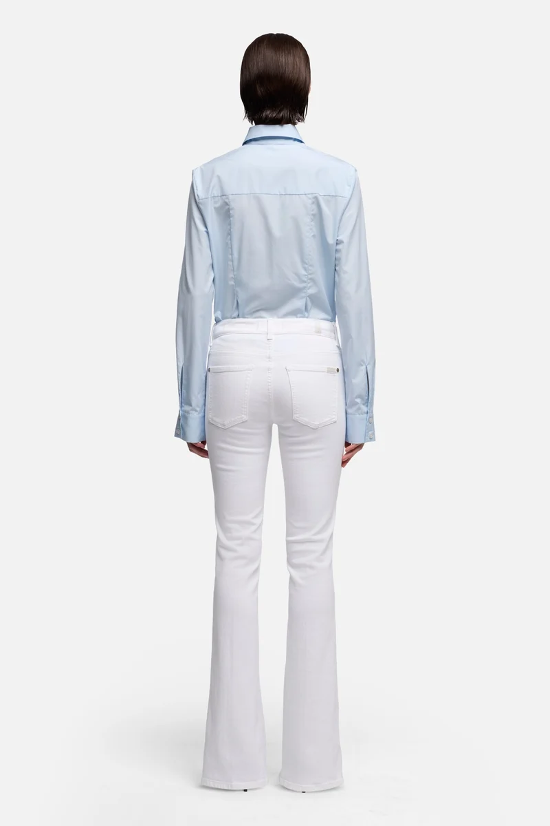TAILORLESS BOOTCUT in Slim Illusion Pure White
