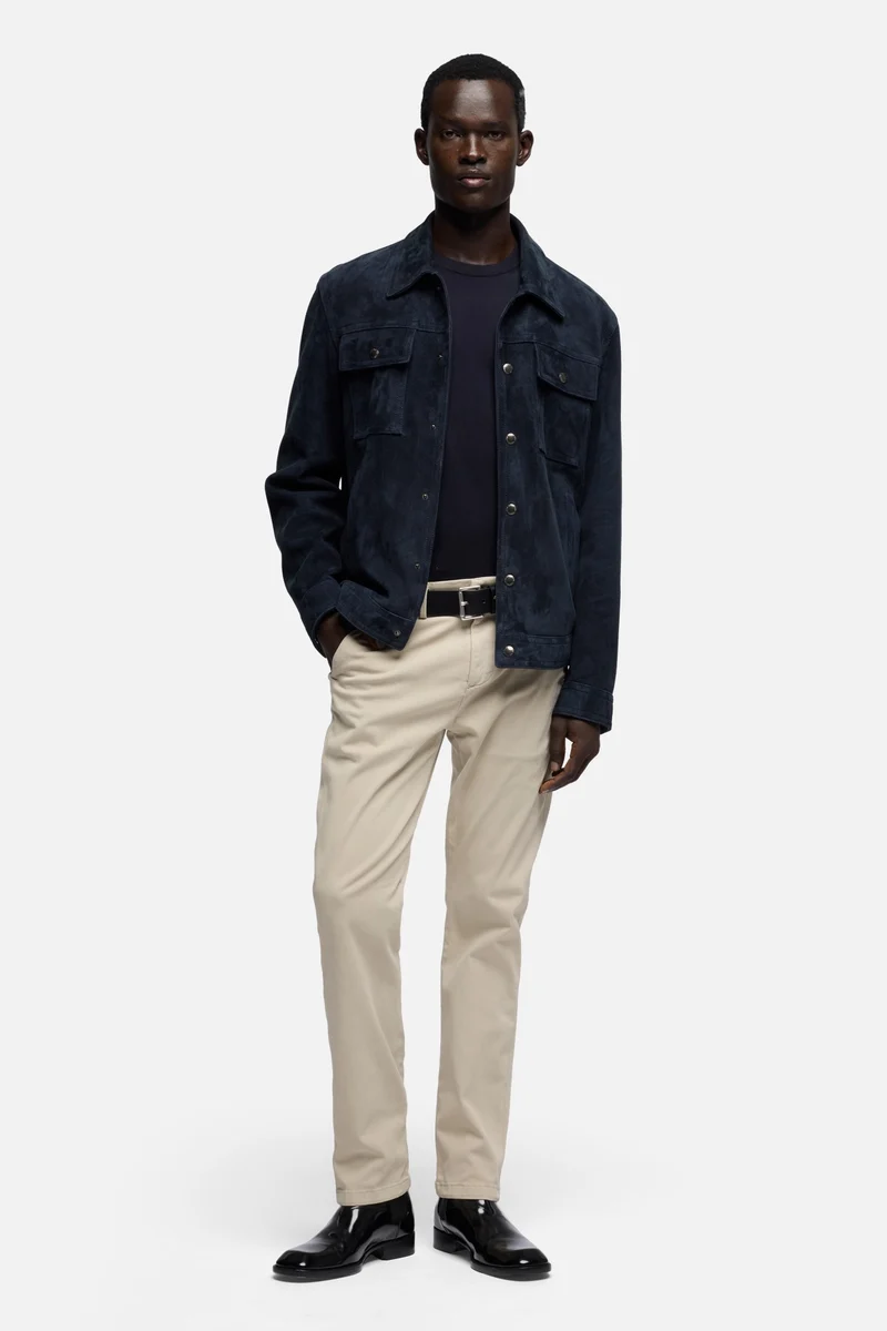 SLIMMY CHINO in Luxe Performance Sateen Oat