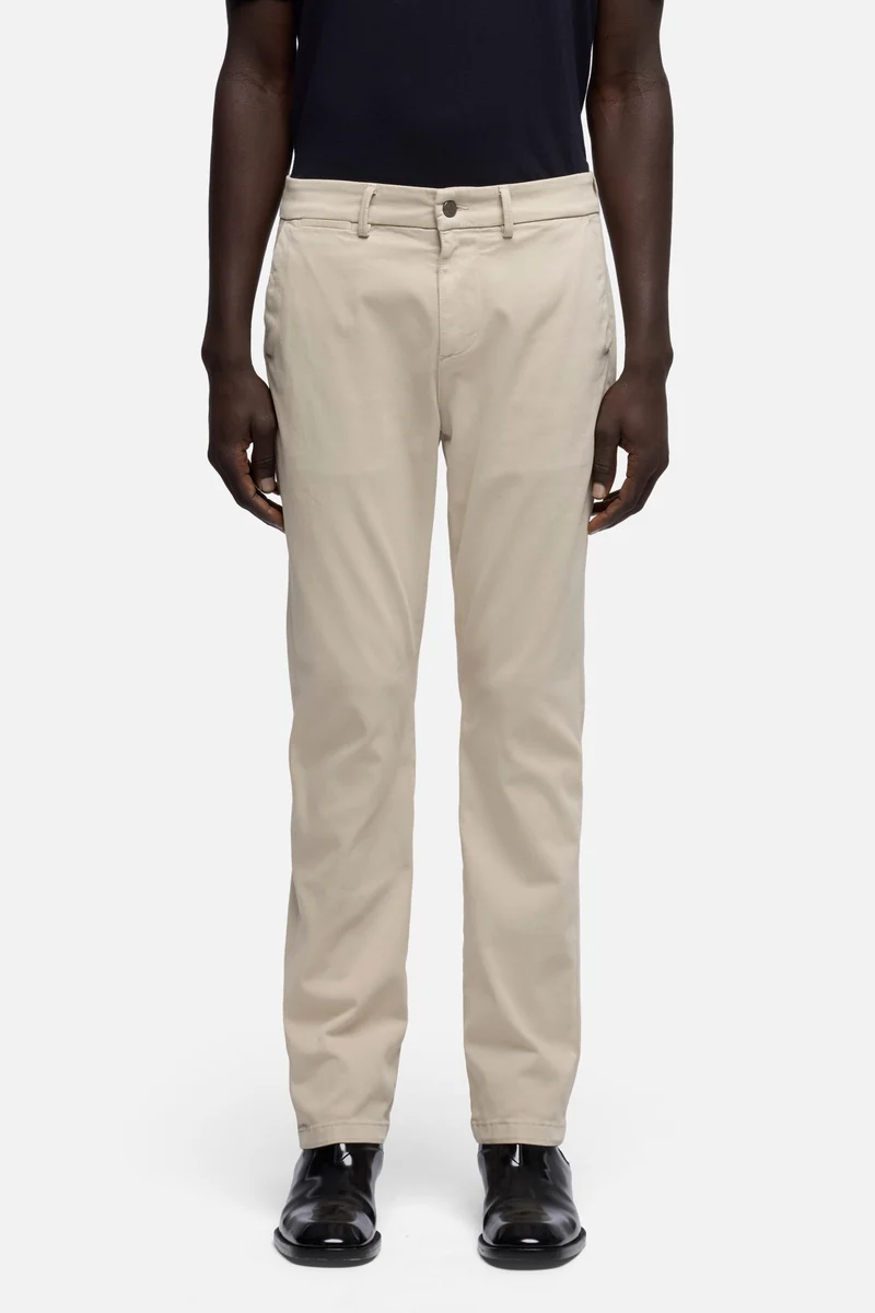 SLIMMY CHINO in Luxe Performance Sateen Oat