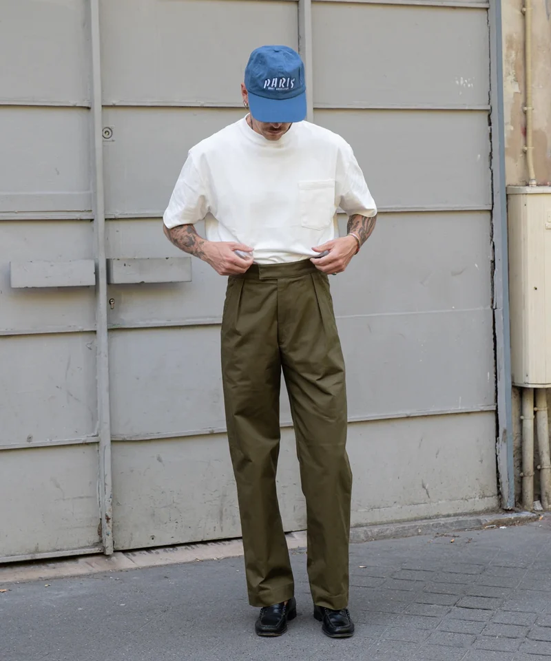 THE ONE PLEAT PANTS