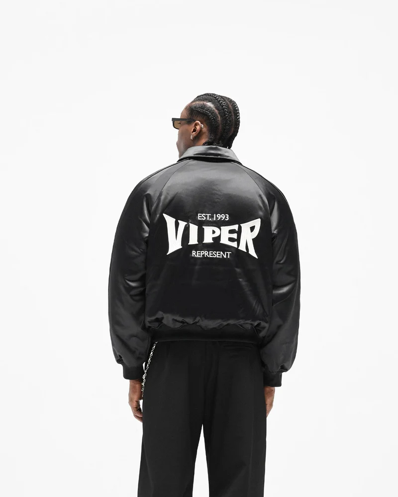 Represent x Viper Souvenir Jacket - Jet Black
